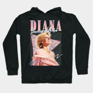 Princess Diana - 90s Retro Aesthetic Fan Design Hoodie