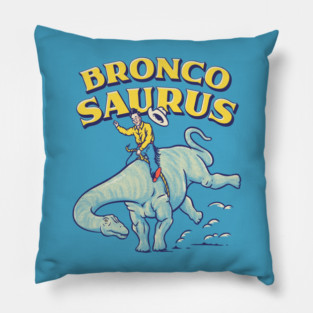 Rodeo Dino | Bronco-Saurus | Brontosaurus Pillow