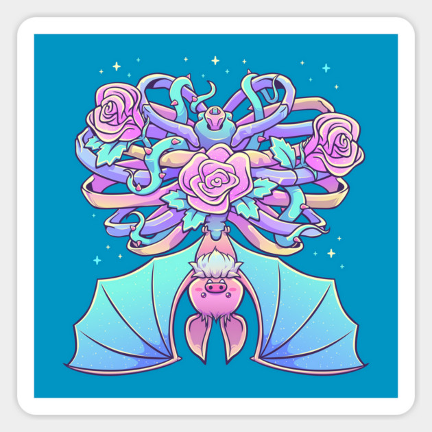 Cute Creepy Bat Magnet by GoshWow®