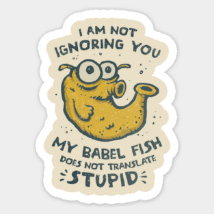 Babel Fish Sticker