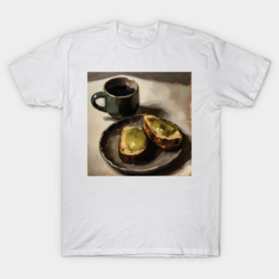Avocado toast and coffee T-Shirt