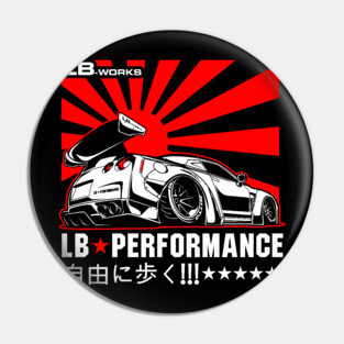 Nissan GT-R R35 Liberty Walk Pin