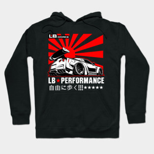 Nissan GT-R R35 Liberty Walk Hoodie