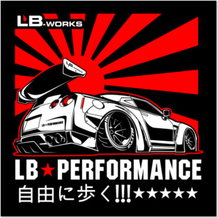 Nissan GT-R R35 Liberty Walk Posters and Art