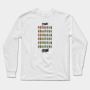 Dino Paint Long Sleeve T-Shirt
