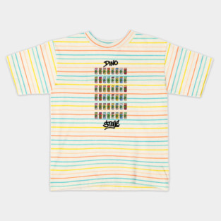 Dino Paint Kids T-Shirt