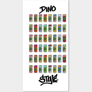 Dino Paint Posters and Art
