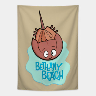 Bethany Beach Horseshoe Crab Tapestry