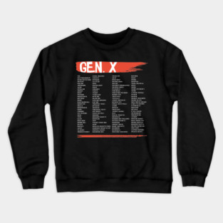 Gen X Slang Crewneck Sweatshirt