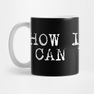 Hoy Low Can You Go Mug