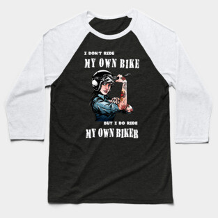 Biker Baseball T-Shirt