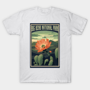 Big Bend National Park Travel Poster T-Shirt