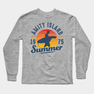 Amity Island Summer 0f 75 (Universal © UCS LLC) Long Sleeve T-Shirt