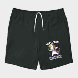 Nursicorn Dabbing Unicorn Funny Nurse Gift Shorts