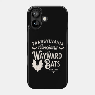 Transylvania Sanctuary for Wayward Bats Dark Phone Case