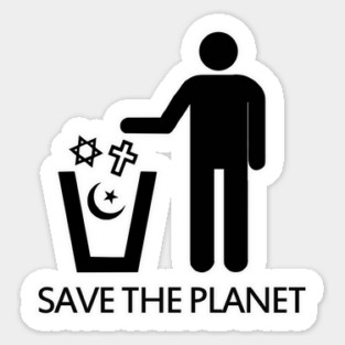Save The Planet - Religions Sticker