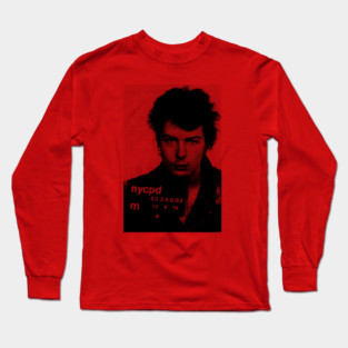 Sid Vicious- Busted Long Sleeve T-Shirt
