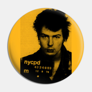 Sid Vicious- Busted Pin