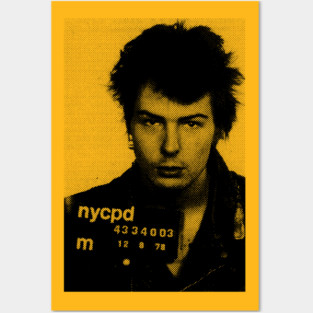 Sid Vicious- Busted Posters and Art