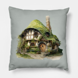 Hobbit House Pillow