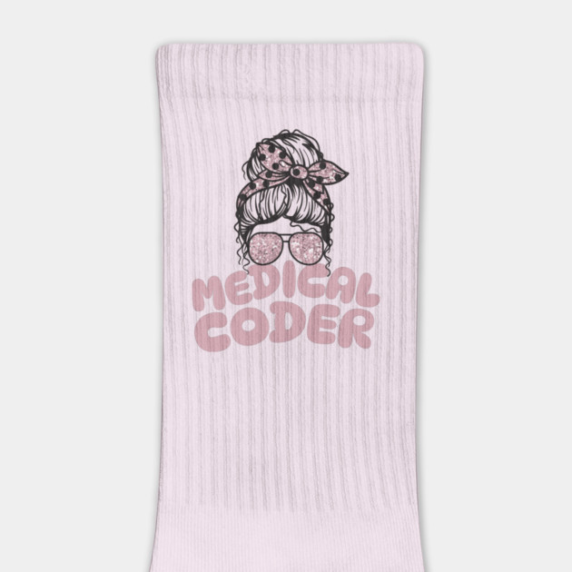 Medical coder messy bun by The WYLD Tribe