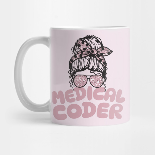Medical coder messy bun by The WYLD Tribe