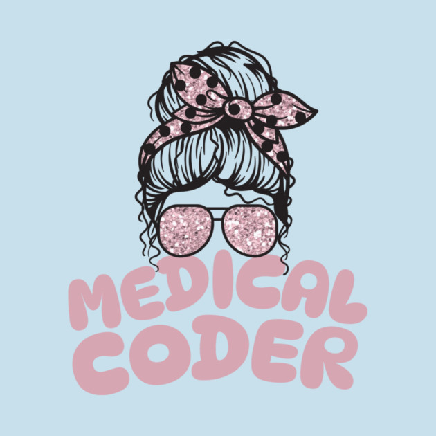 Medical coder messy bun by The WYLD Tribe