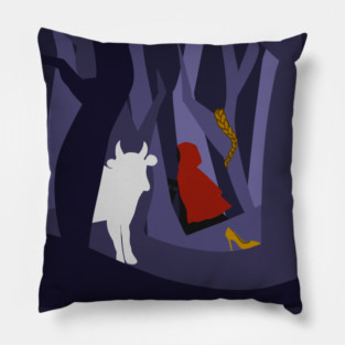 Into The Woods Forest Pillow