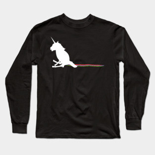 Unicorn Scoot Long Sleeve T-Shirt