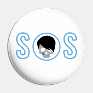 SOS: Sad At Sea Pin