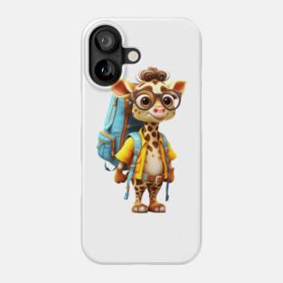 Back To School Giraffe Phone Case
