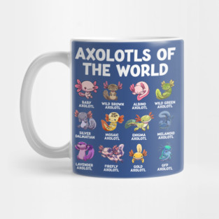 Axolotls of the World Mug