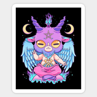 Pastel Baphomet Magnet