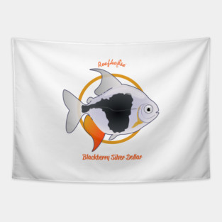 Blackberry Silver Dollar Tapestry