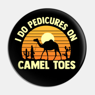 i do pedicures on camel toes  vintage sunset Pin