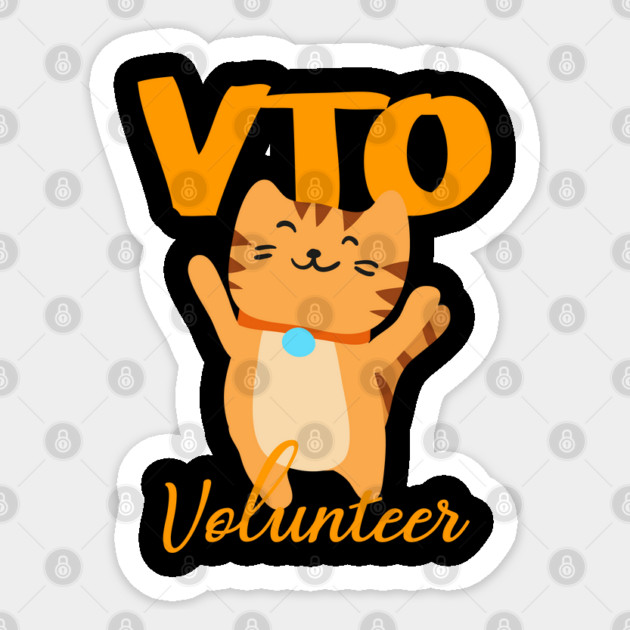 Cat VTO Volunteer Kitten Sticker by belownormal