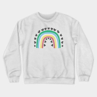 Disability pride flag rainbow Crewneck Sweatshirt