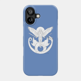 Fighting Angel and Dragon Phone Case