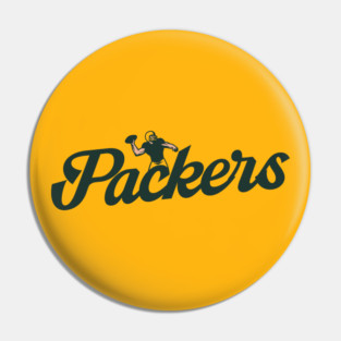 Packers Football Retro Pin