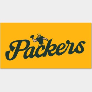 Packers Football Retro Posters and Art