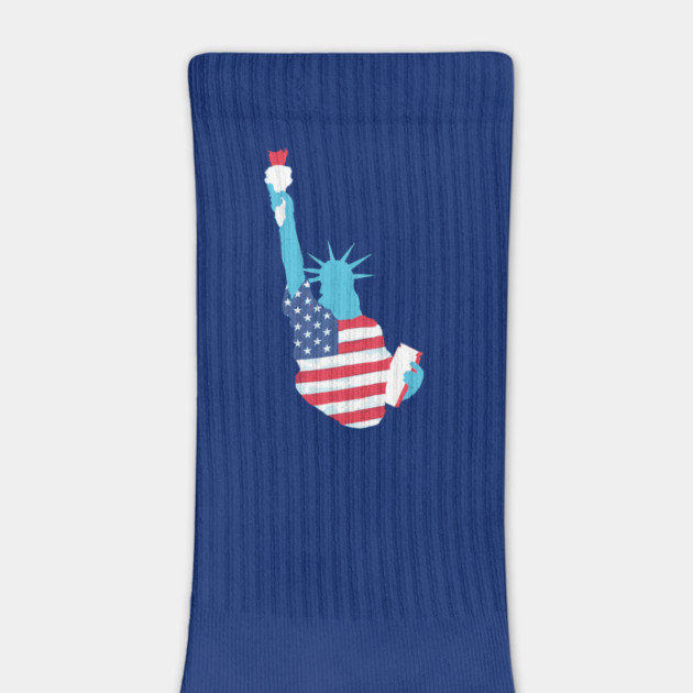 Statue of Liberty with USA Flag by DonWillisJrArt