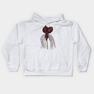 Bat Flower, Tacca chantrieri Kids Hoodie
