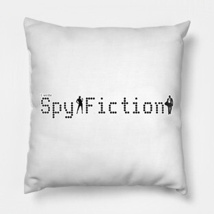 I write Spy Fiction Pillow