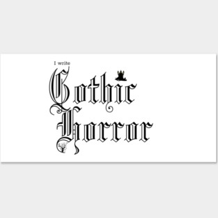 I write Gothic Horror Posters and Art