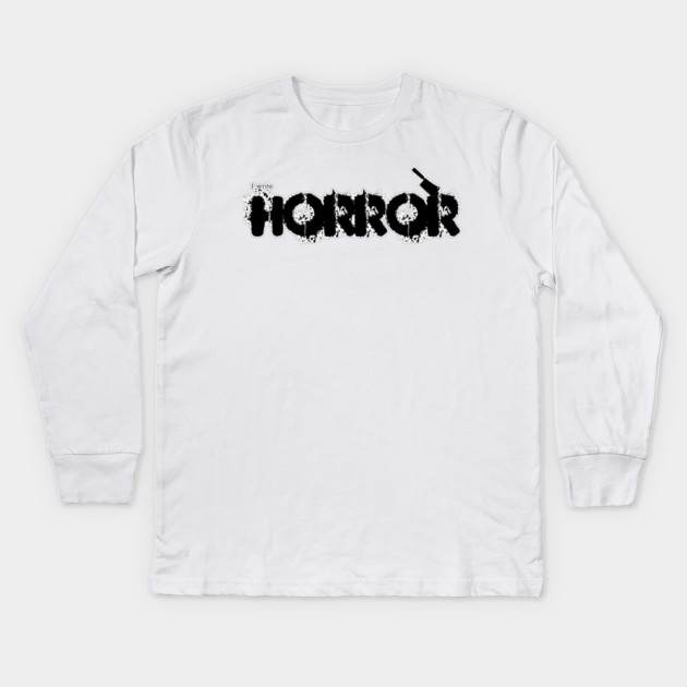 I write Horror Kids Long Sleeve T-Shirt by H. R. Sinclair