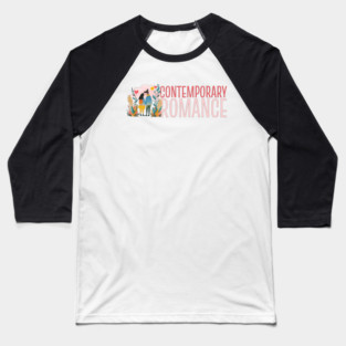 Contemporary Romance Genre Lovers Baseball T-Shirt