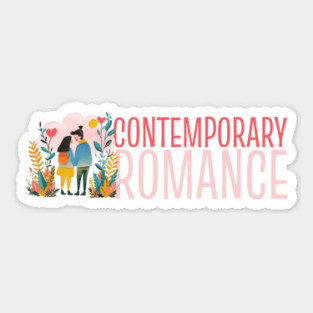 Contemporary Romance Genre Lovers Sticker
