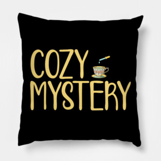 Cozy Mystery Genre Lover Pillow