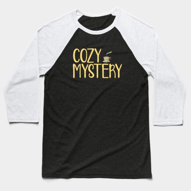 Cozy Mystery Genre Lover Baseball T-Shirt by H. R. Sinclair