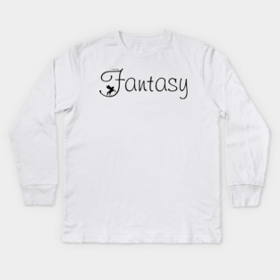 I write Fantasy Kids Long Sleeve T-Shirt